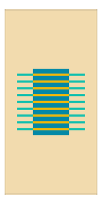 Thumbnail for Retro Beach Towel - Rectangle - Front View