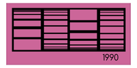 Thumbnail for Personalized Retro Beach Towel - Bars - Front View