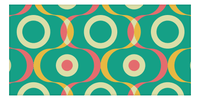 Thumbnail for Retro Beach Towel - Squiggles - Front View