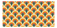 Thumbnail for Retro Beach Towel - Arches - Front View
