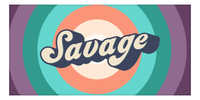 Thumbnail for Retro Beach Towel - Savage - Front View