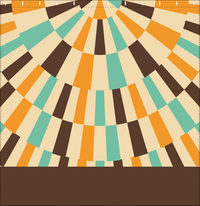 Thumbnail for Retro Circular Pattern Shower Curtain - Decorate View