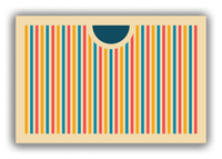 Thumbnail for Retro Circle Stripes Canvas Wrap & Photo Print - Front View