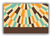 Thumbnail for Retro Circular Pattern Canvas Wrap & Photo Print - Front View