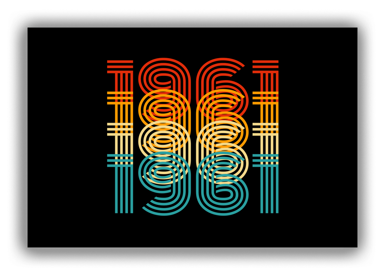 Retro Canvas Wrap & Photo Print - 1961 - Front View