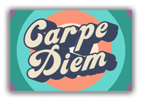 Thumbnail for Retro Carpe Diem Canvas Wrap & Photo Print - Front View