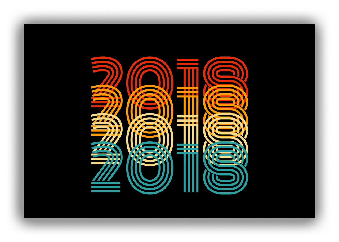 Retro Canvas Wrap & Photo Print - 2018 - Front View