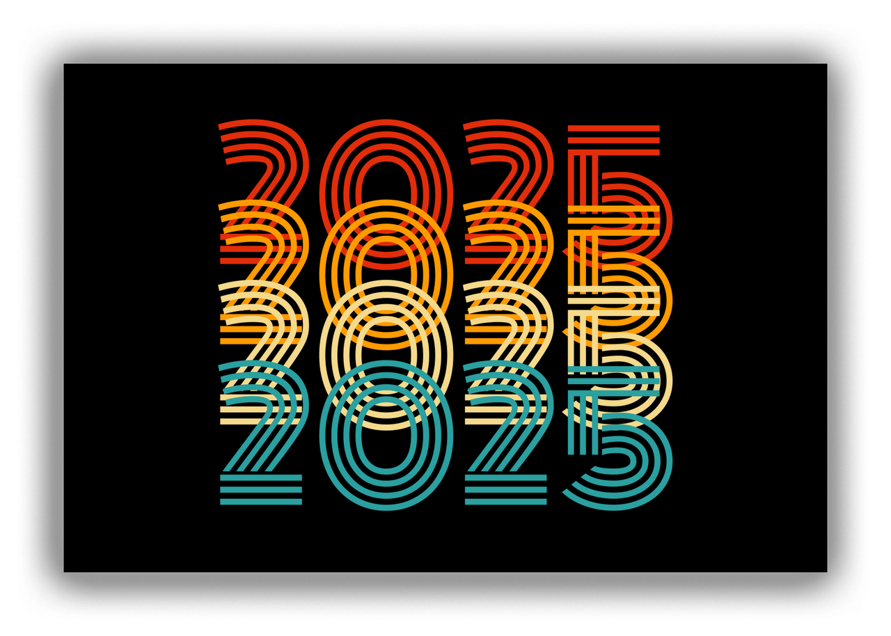 Retro Canvas Wrap & Photo Print - 2025 - Front View