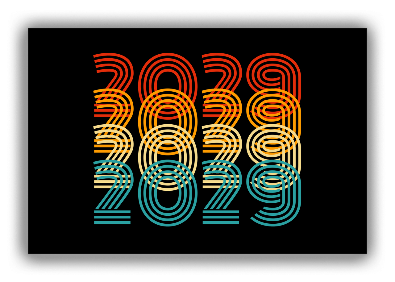 Retro Canvas Wrap & Photo Print - 2029 - Front View