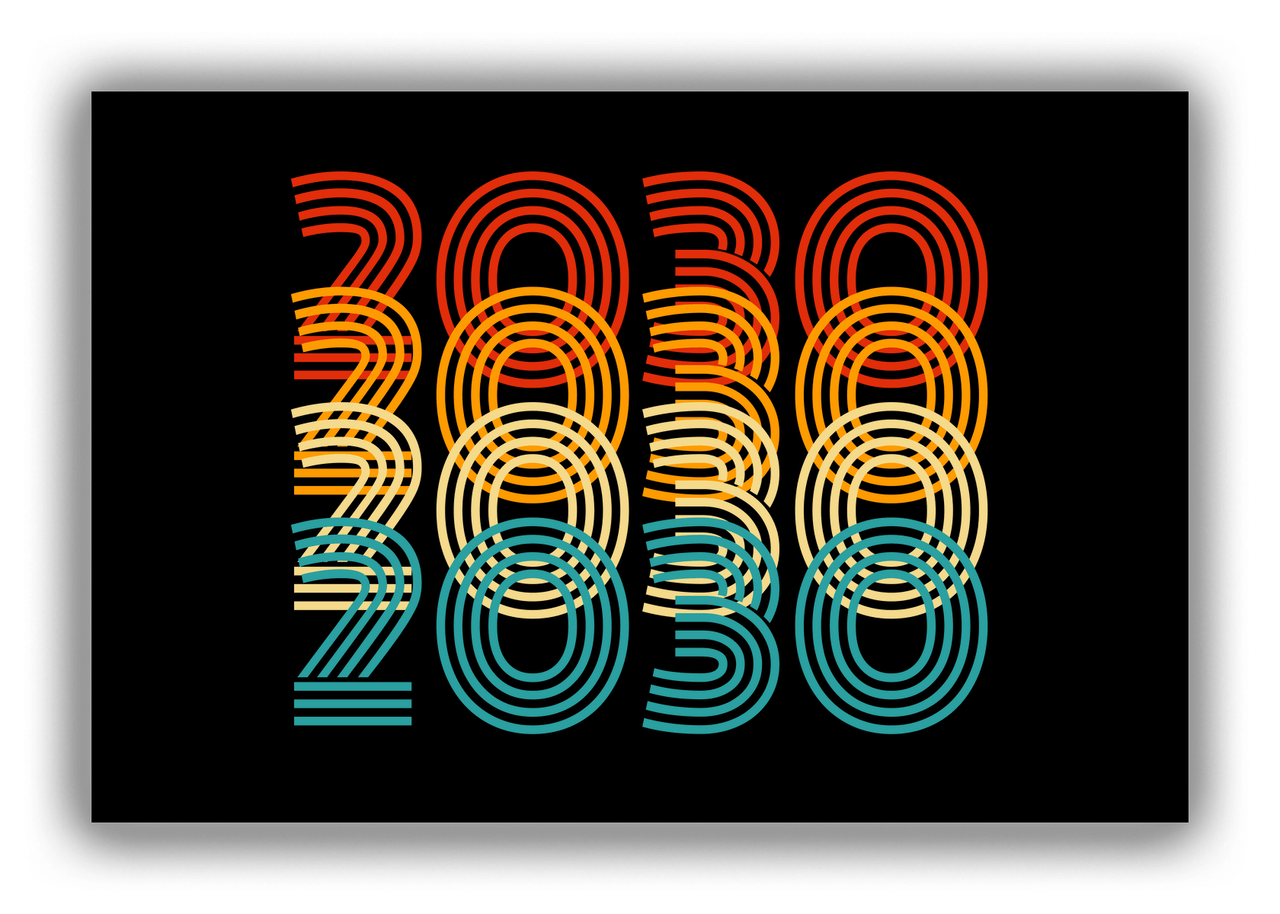 Retro Canvas Wrap & Photo Print - 2030 - Front View