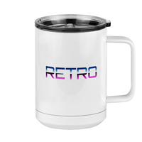 Thumbnail for Retro Coffee Mug Tumbler with Handle (15 oz) - Right View
