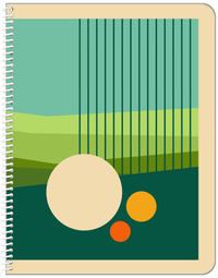 Thumbnail for Retro Dots Notebook - Front View