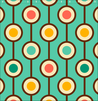 Thumbnail for Retro Dots Shower Curtain - Decorate View