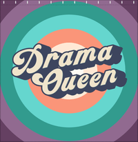 Thumbnail for Retro Drama Queen Shower Curtain - Decorate View