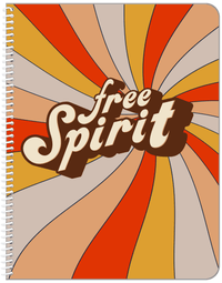 Thumbnail for Retro Free Spirit Notebook - Front View