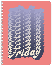Thumbnail for Retro Friday Notebook - Front View