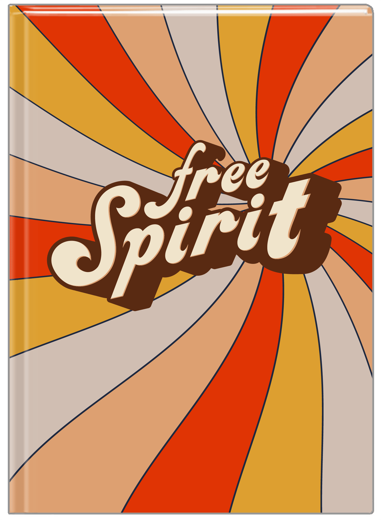 Retro Free Spirit Journal - Front View