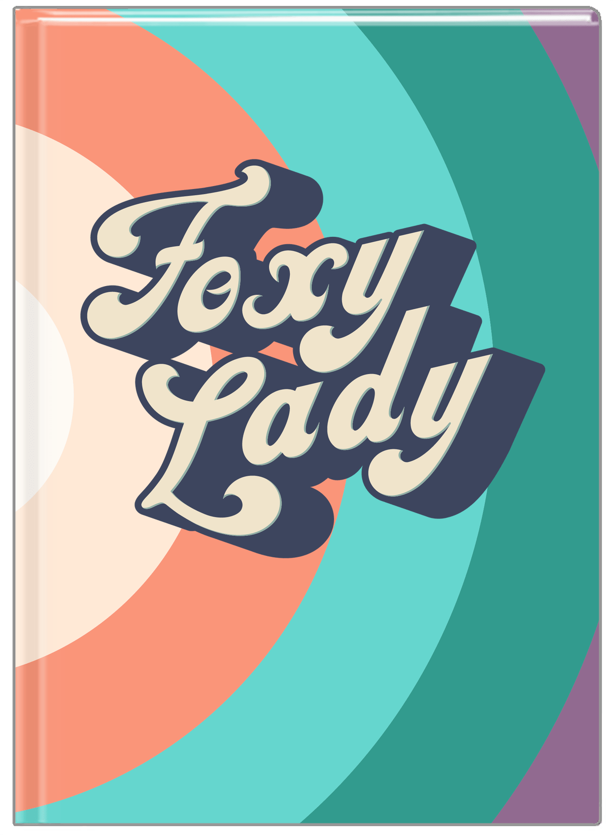 Retro Foxy Lady Journal - Front View