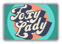 Thumbnail for Retro Foxy Lady Canvas Wrap & Photo Print - Front View