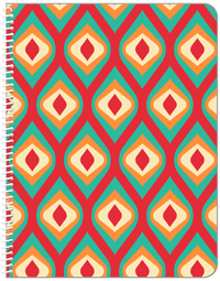 Thumbnail for Retro Geometric Notebook - Front View