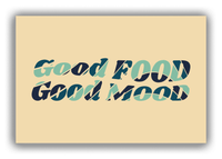 Thumbnail for Retro Good Food Good Mood Canvas Wrap & Photo Print - Front View