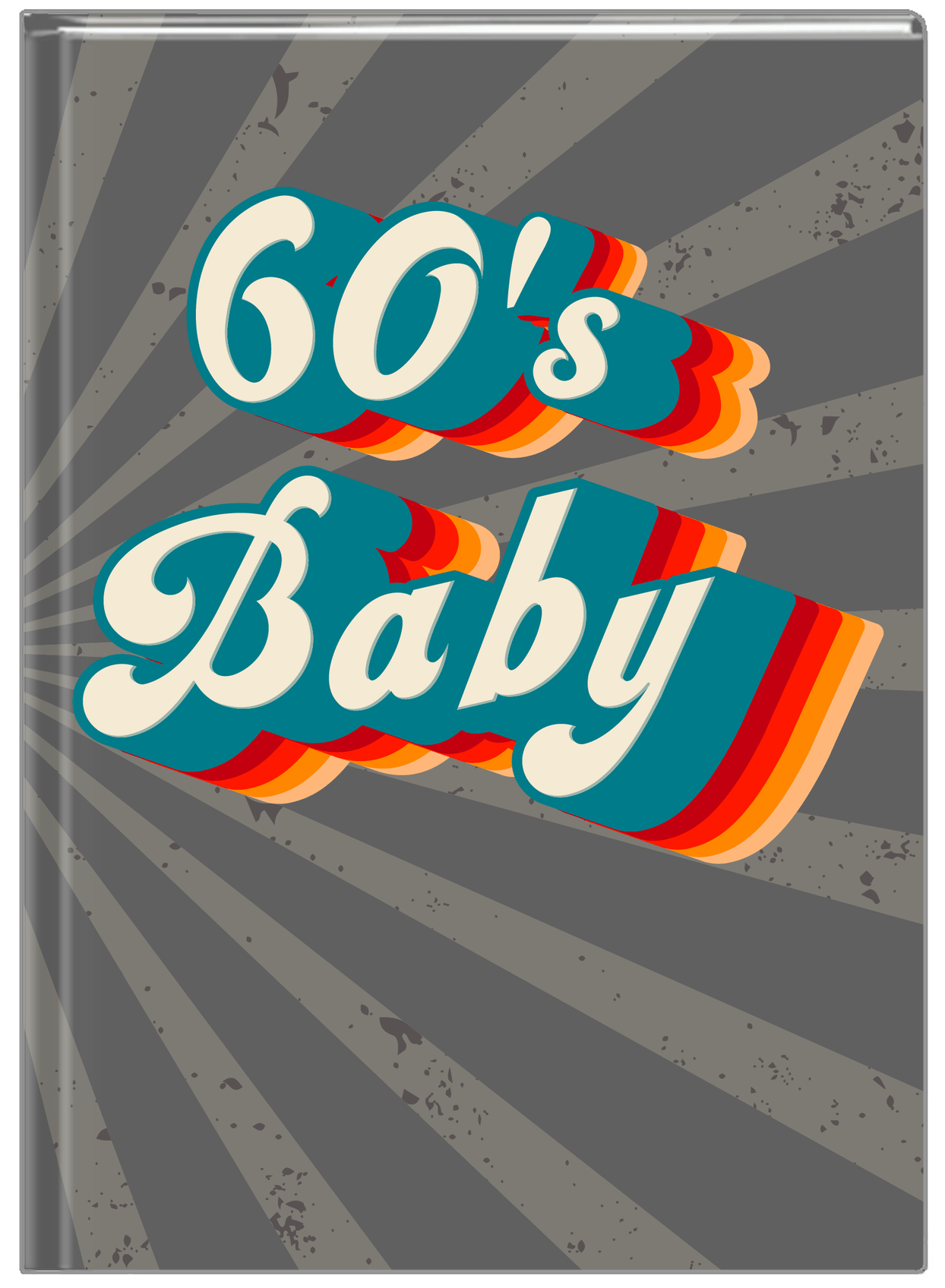 Retro Journal - 60s Baby - Front View