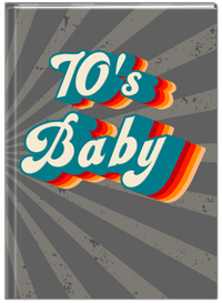Thumbnail for Retro Journal - 70s Baby - Front View