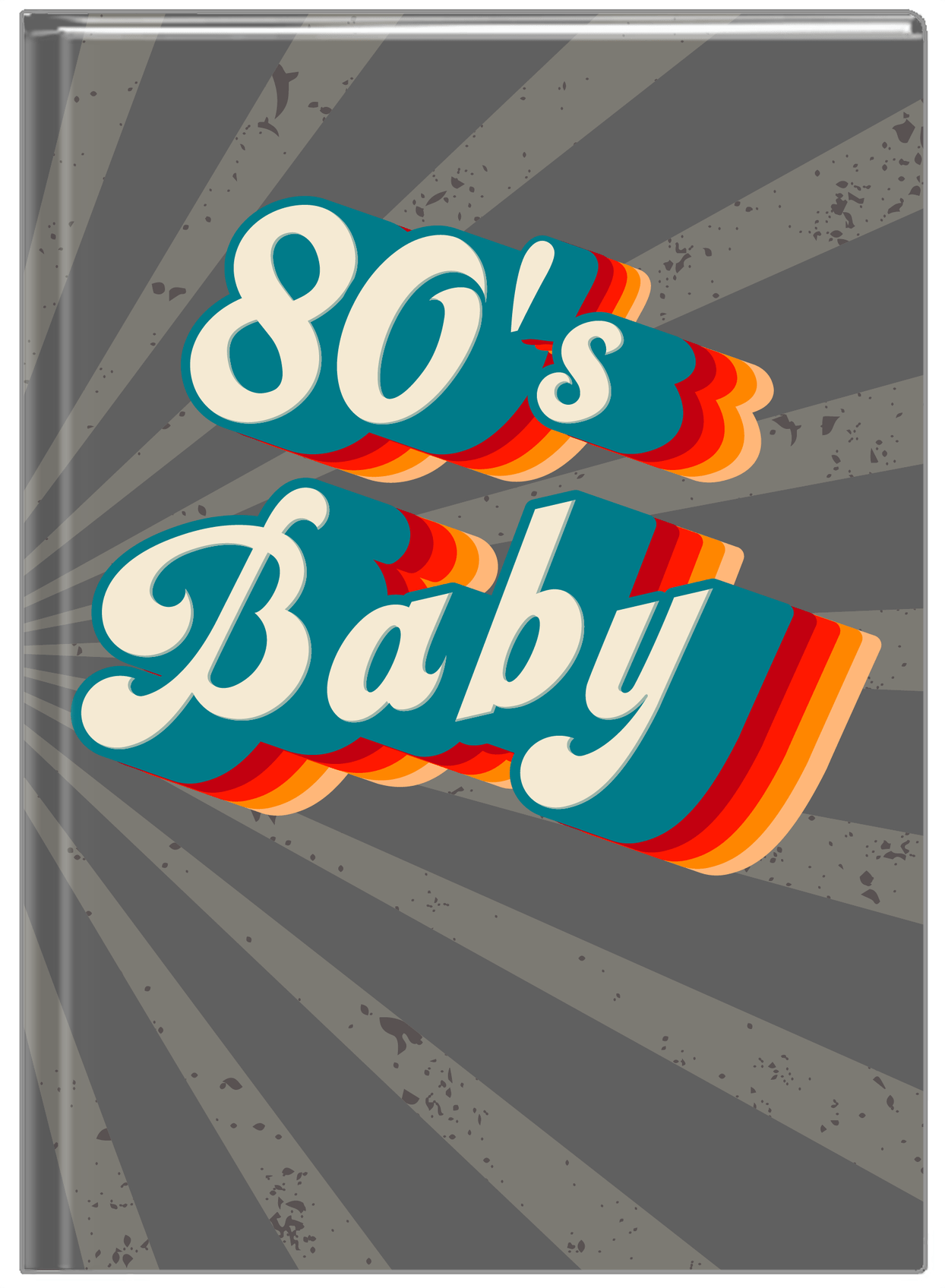 Retro Journal - 80s Baby - Front View