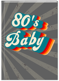 Thumbnail for Retro Journal - 80s Baby - Front View