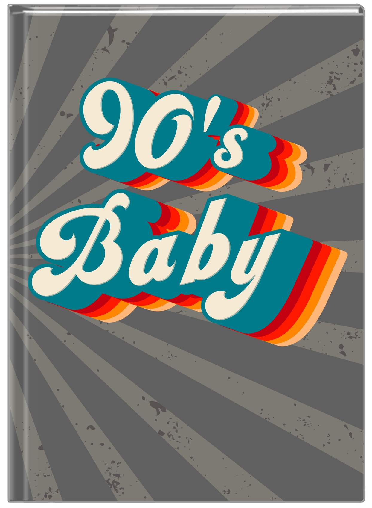 Retro Journal - 90s Baby - Front View