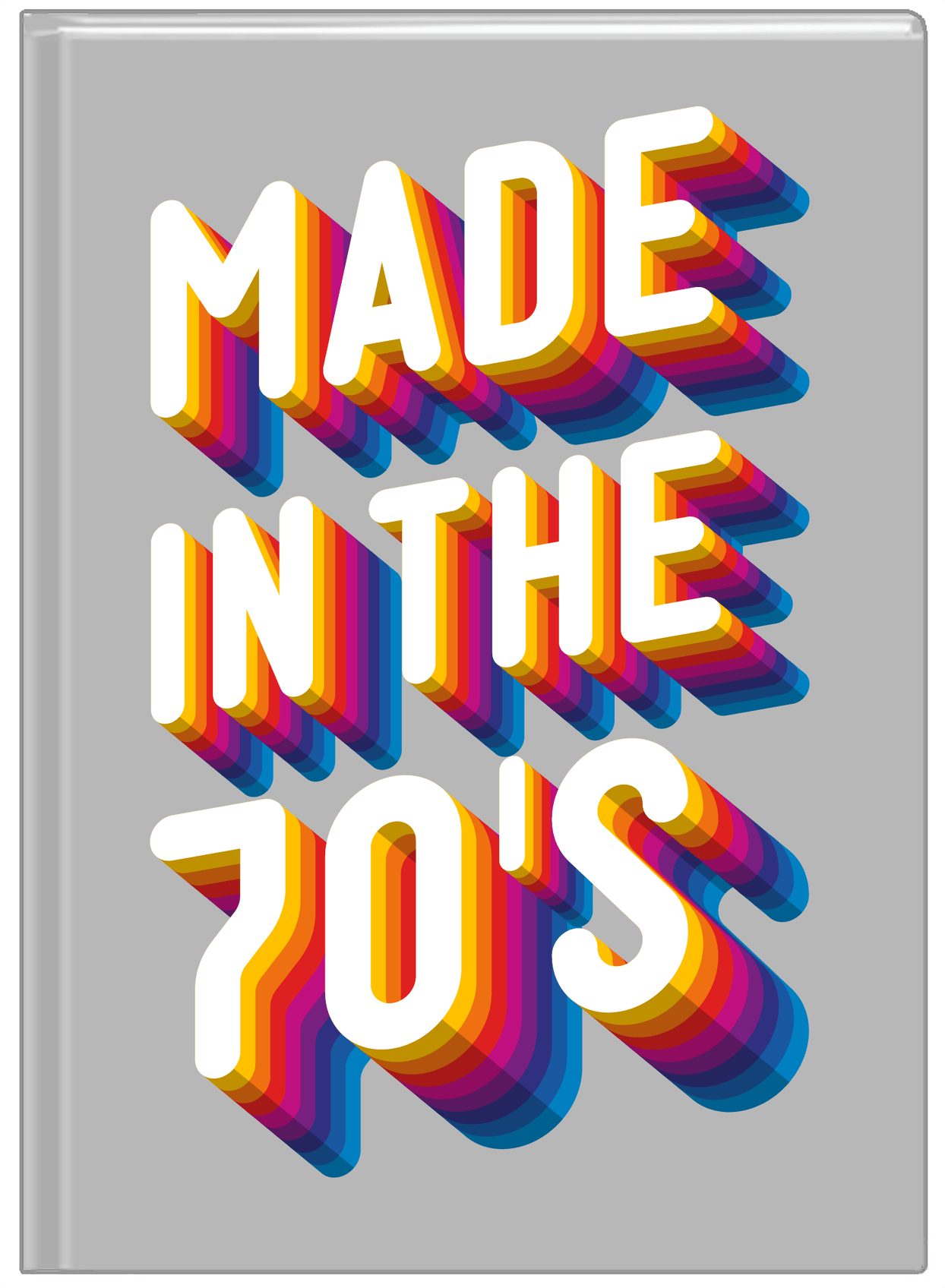 Retro Journal - Made in the 70s - Front View