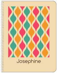 Thumbnail for Personalized Retro Notebook - I - Front View