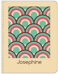 Thumbnail for Personalized Retro Notebook - I - Front View