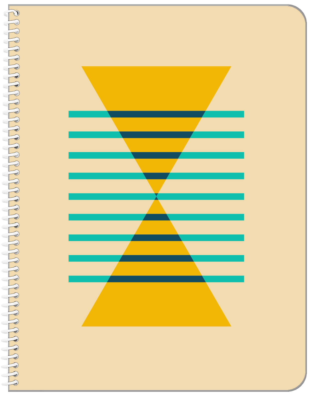 Personalized Retro Notebook - II - Front View