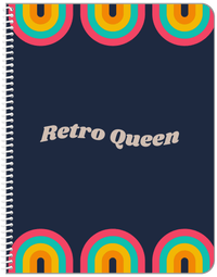 Thumbnail for Personalized Retro Notebook - Front View