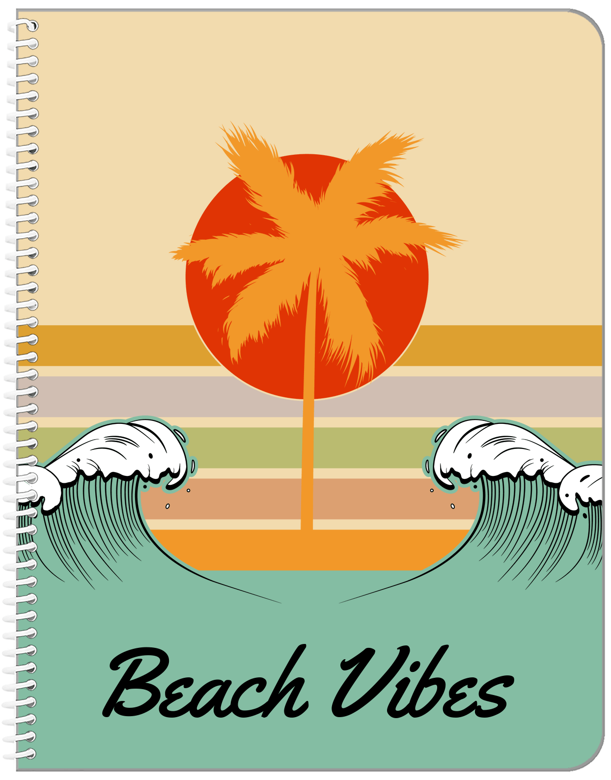 Personalized Retro Notebook - XIII - Front View