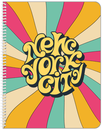 Thumbnail for Retro New York City Notebook - Front View