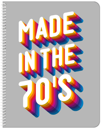 Thumbnail for Retro Notebook - Made in the 70s - Front View