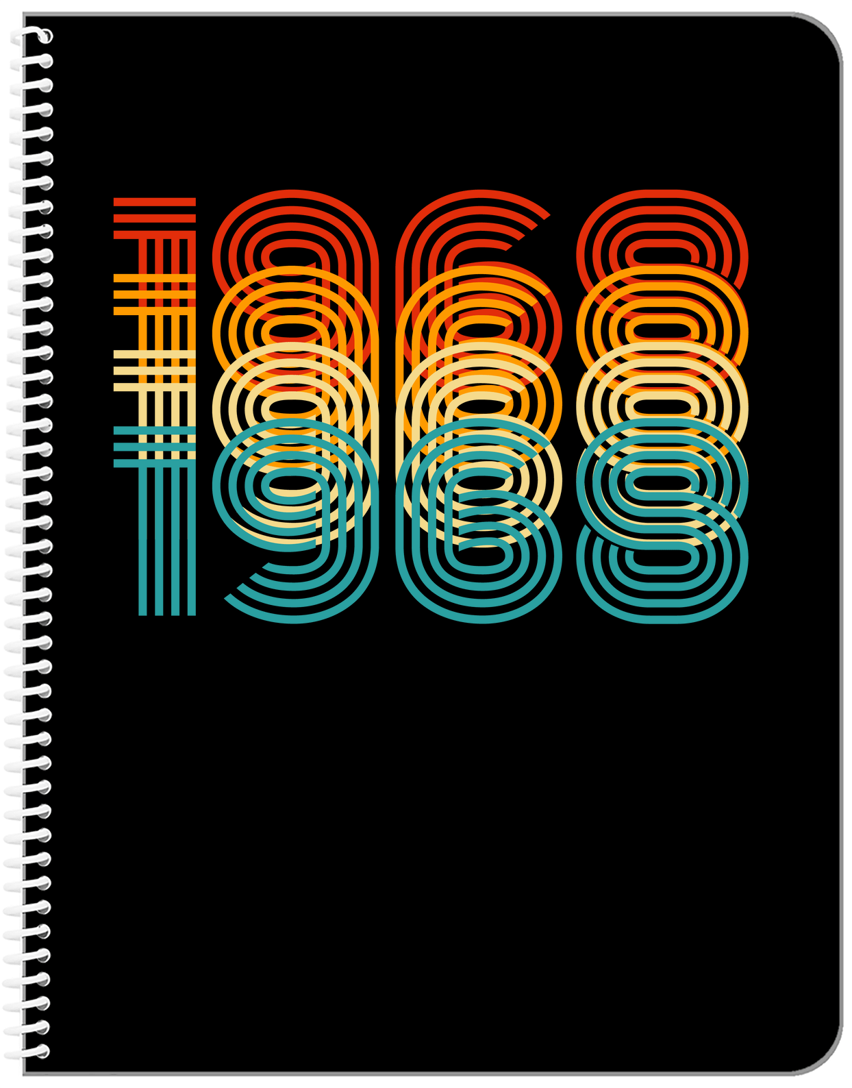 Retro Notebook - 1968 - Front View
