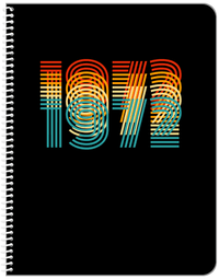 Thumbnail for Retro Notebook - 1972 - Front View