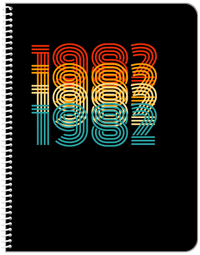 Thumbnail for Retro Notebook - 1982 - Front View