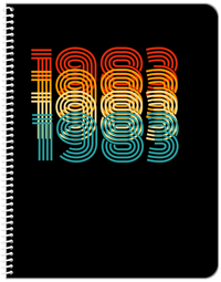 Thumbnail for Retro Notebook - 1983 - Front View