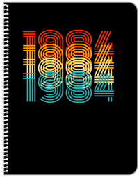 Thumbnail for Retro Notebook - 1984 - Front View