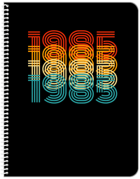 Thumbnail for Retro Notebook - 1985 - Front View