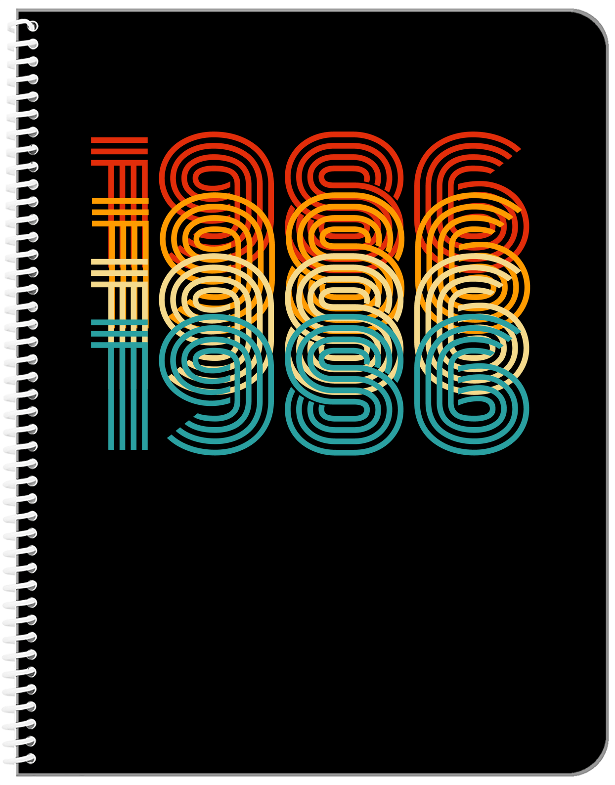 Retro Notebook - 1986 - Front View