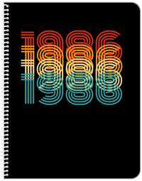 Thumbnail for Retro Notebook - 1986 - Front View