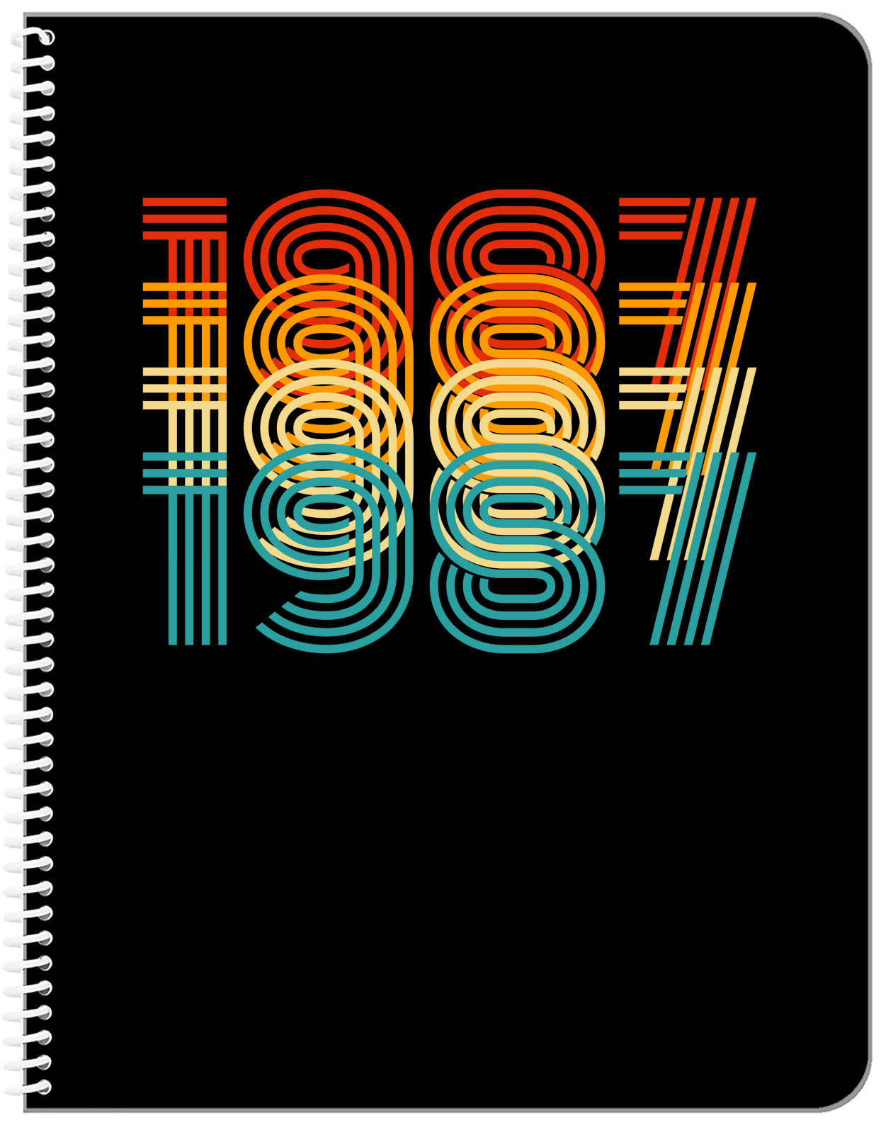 Retro Notebook - 1987 - Front View