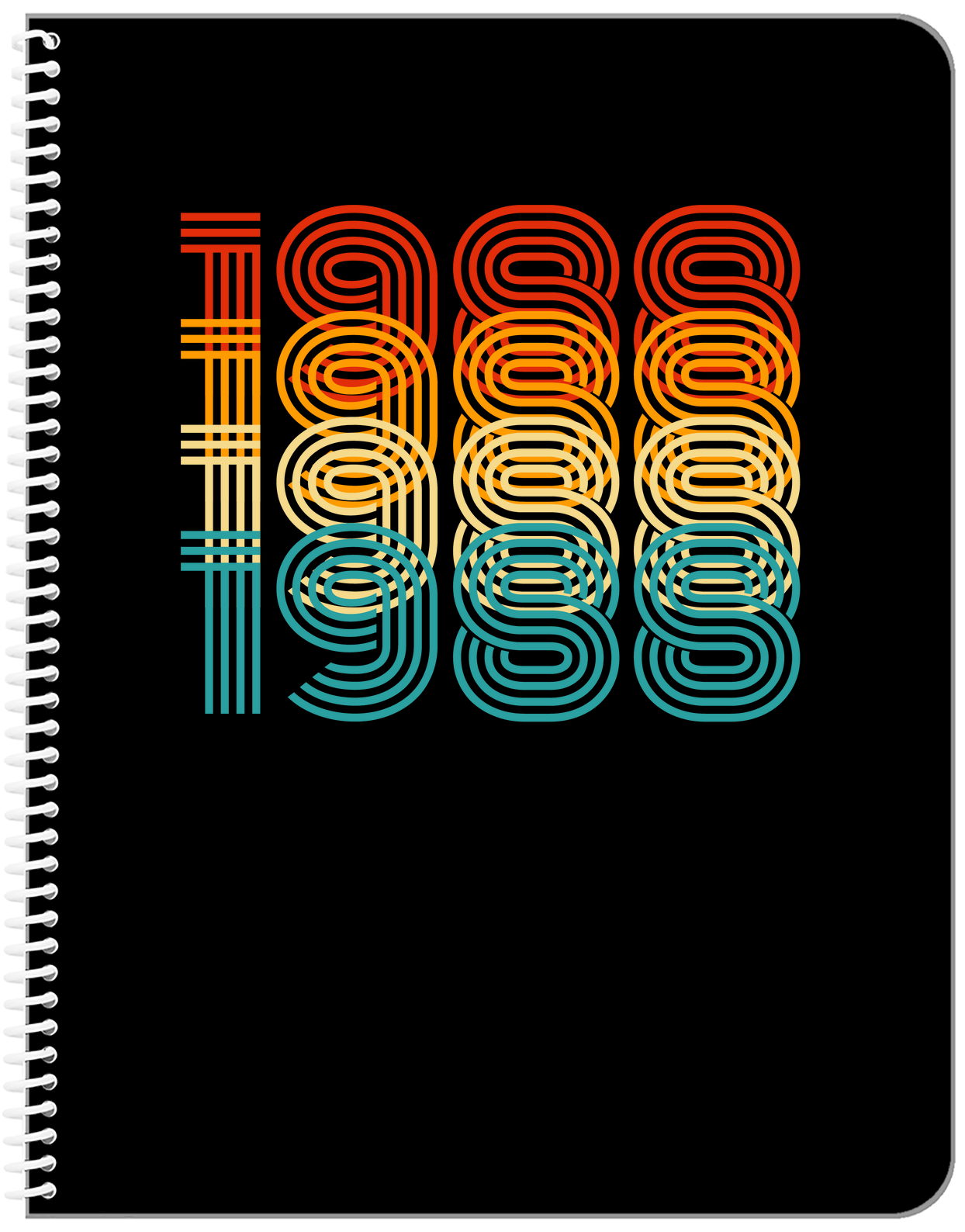 Retro Notebook - 1988 - Front View