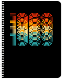 Thumbnail for Retro Notebook - 1989 - Front View