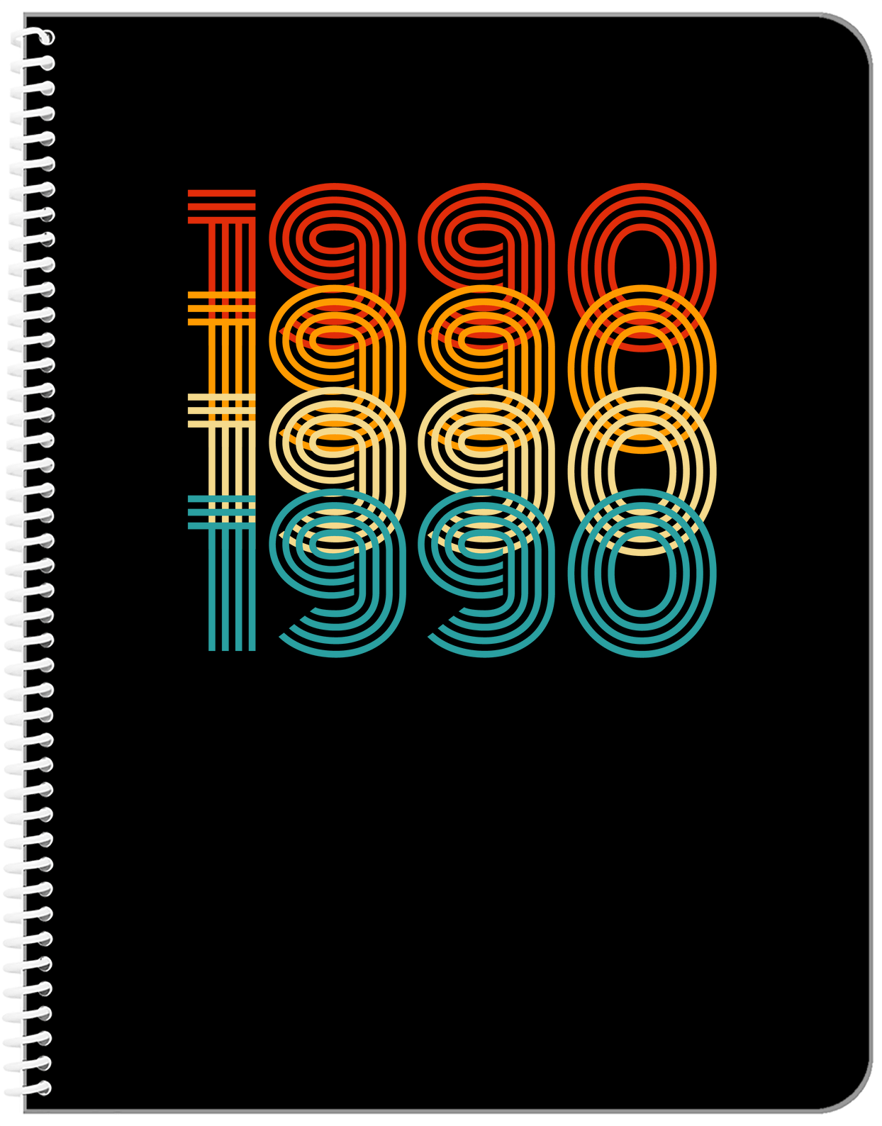 Retro Notebook - 1990 - Front View